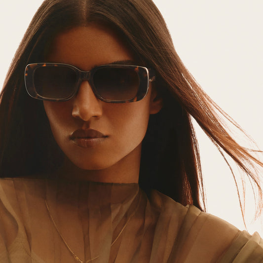 QUAY Karma Sunglasses - Dark Brown/Dark Fawn