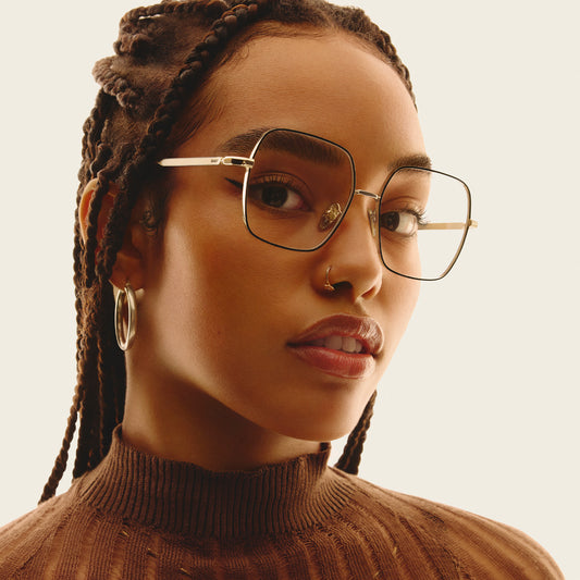 QUAY Look It Up Optical Eyeglasses - Espresso Chocolate (Exclusively In-Store)