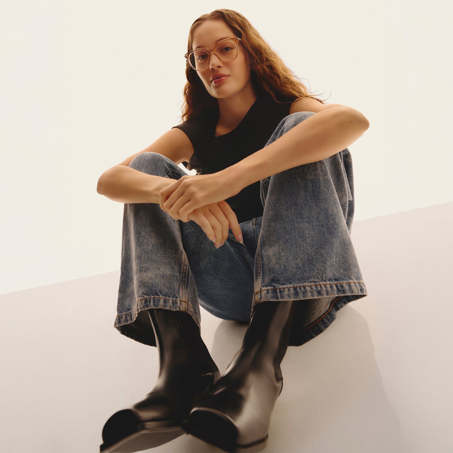 QUAY Pencil Me In Optical Eyeglasses - Rose Tort (Exclusively In-Store)