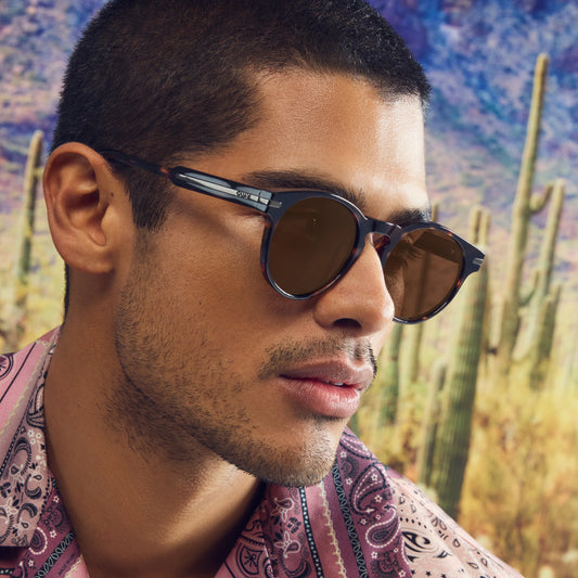 QUAY Slow Mo Sunglasses - Black/Smoke Polarized