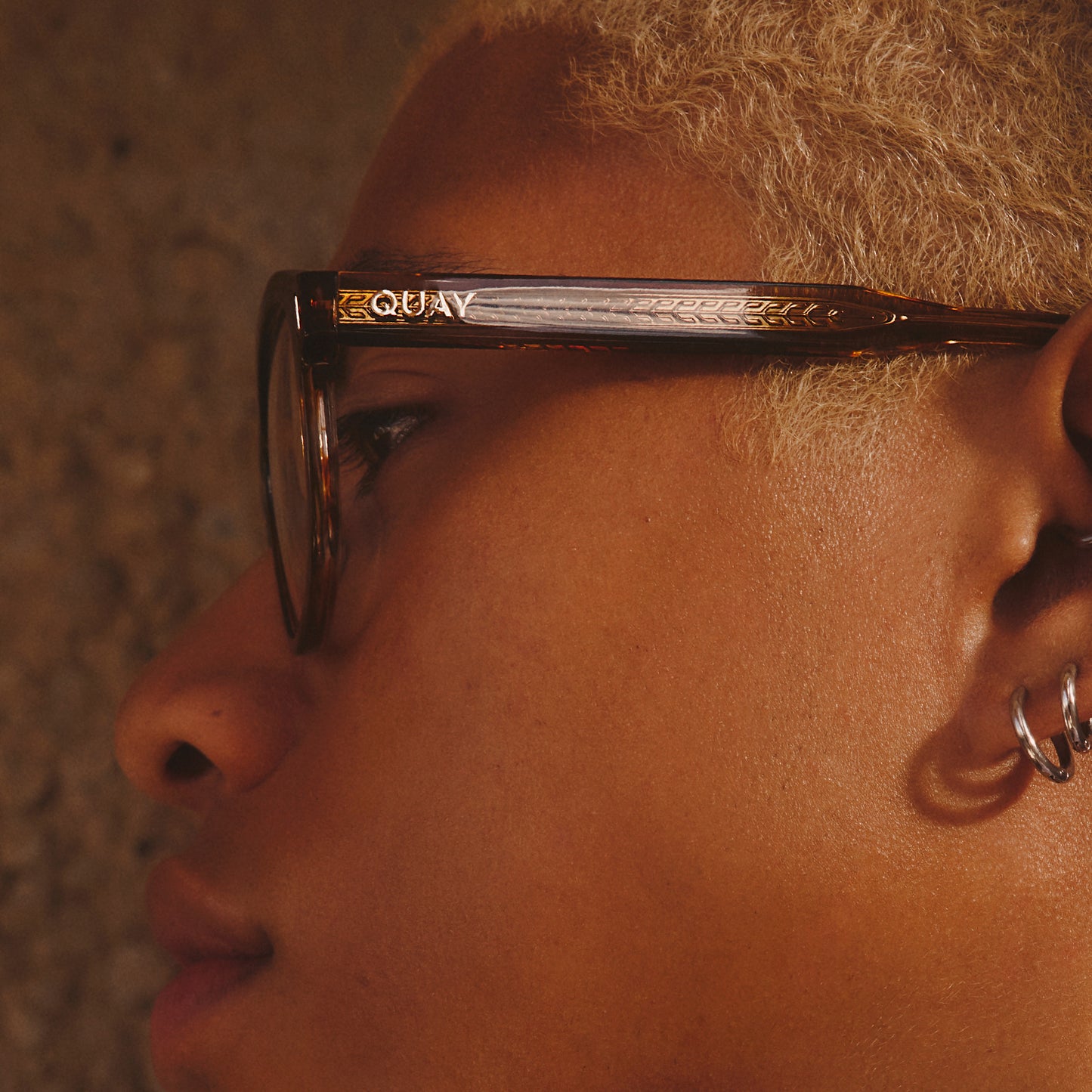 QUAY Spin Off Optical Eyeglasses - Dark Tort (Exclusively In-Store)