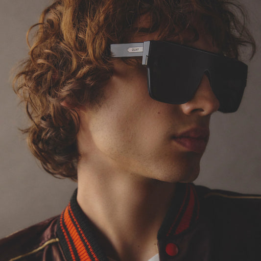 QUAY Tempo Sunglasses - Black/Black