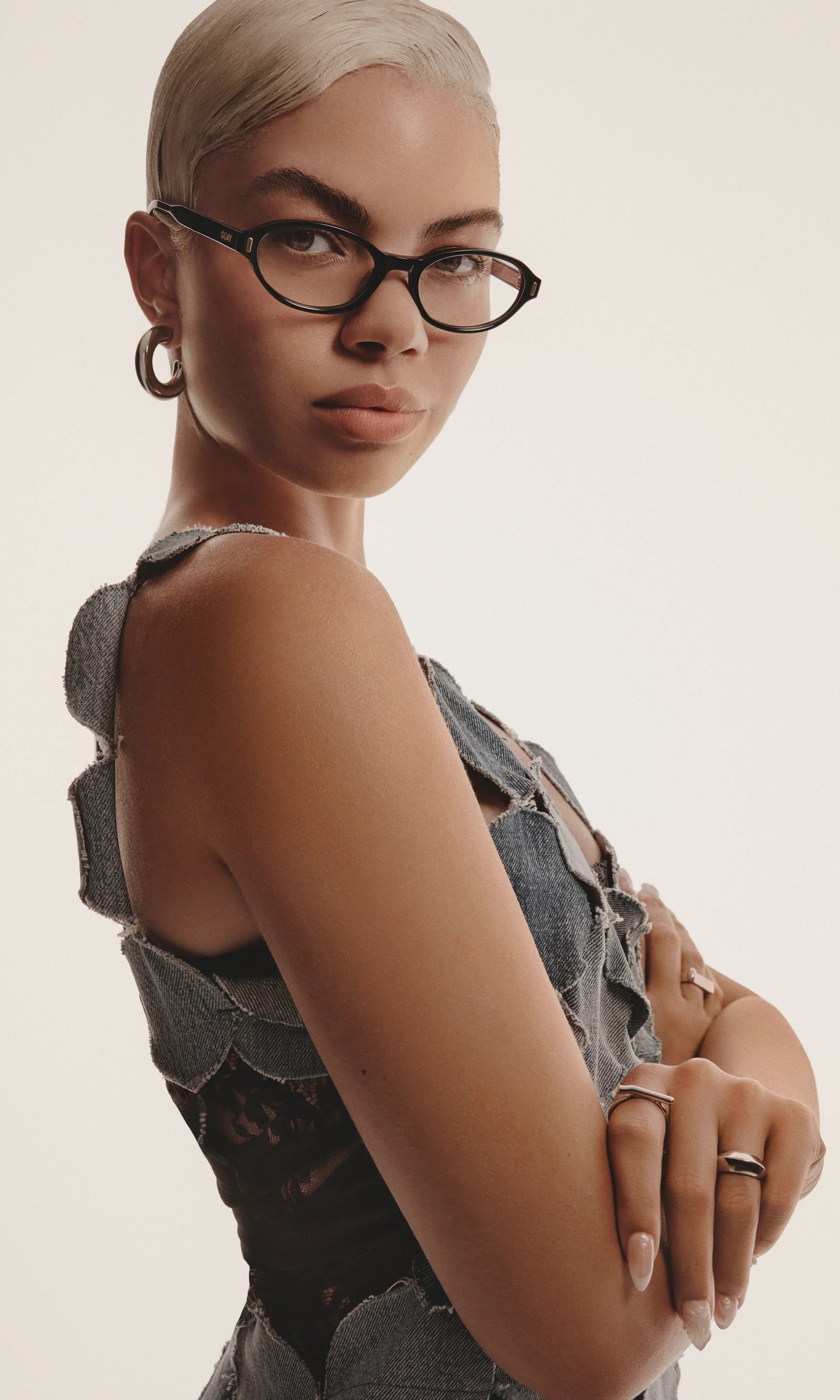QUAY Thought So Optical Eyeglasses - Coffee Tort (Exclusively In-Store)