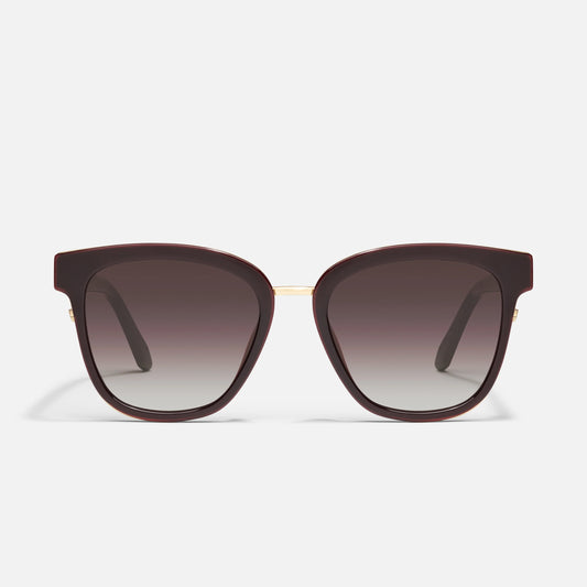 QUAY Act Natural Sunglasses - Chocolate/Dark Chocolate