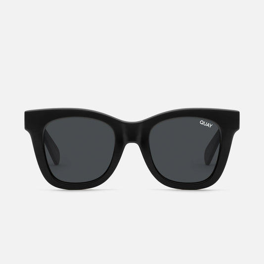 QUAY After Hours Sunglasses - Matte Black/Smoke