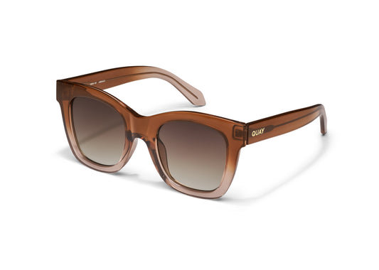 QUAY After Hours Sunglasses - Coffee Doe/Brown (Exclusive Colourway)