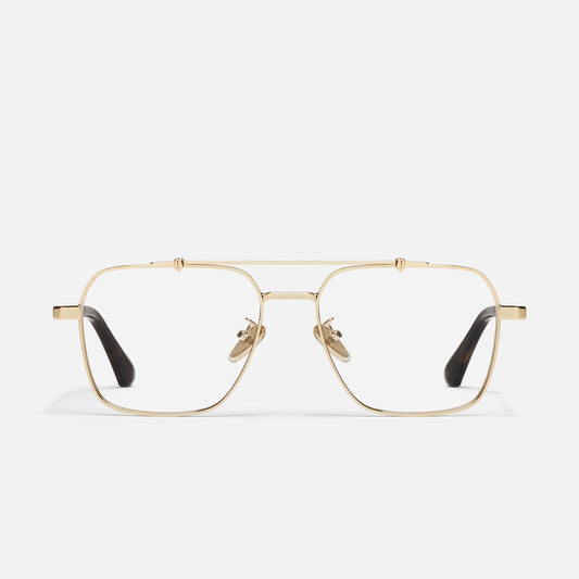 QUAY Call Back Optical Eyeglasses - Gold (Exclusively In-Store)