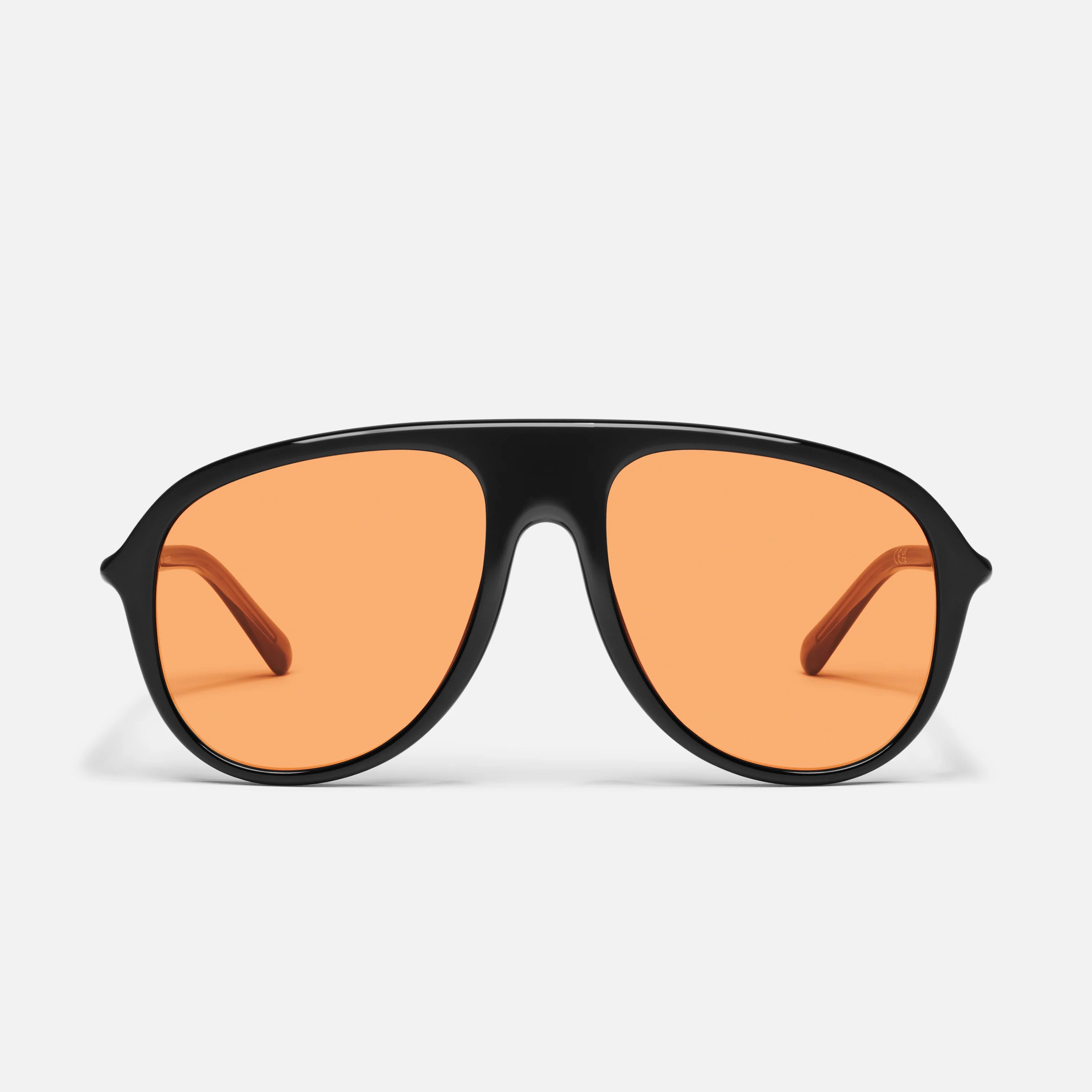 QUAY Chart Topper Sunglasses Black/Honey PRESENCE Paris