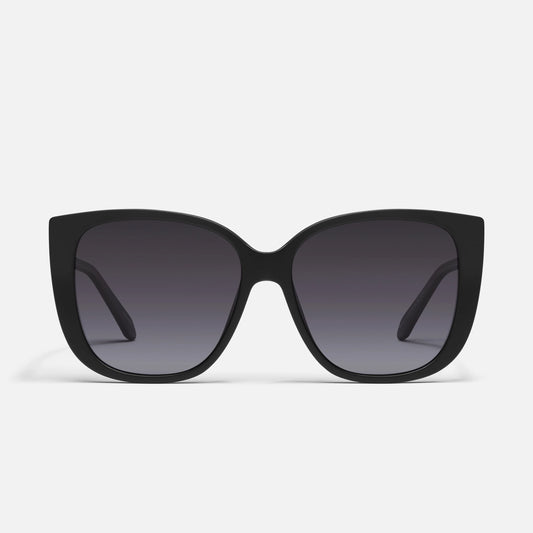 QUAY Ever After Sunglasses - Matte Black/Smoke Fade