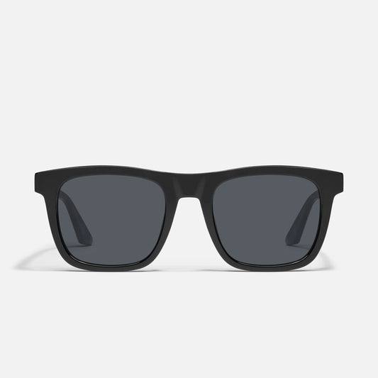 QUAY Flip Side Sunglasses - Black/Smoke Polarized