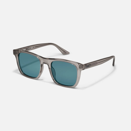 QUAY Flip Side Sunglasses - Grey/Turquoise