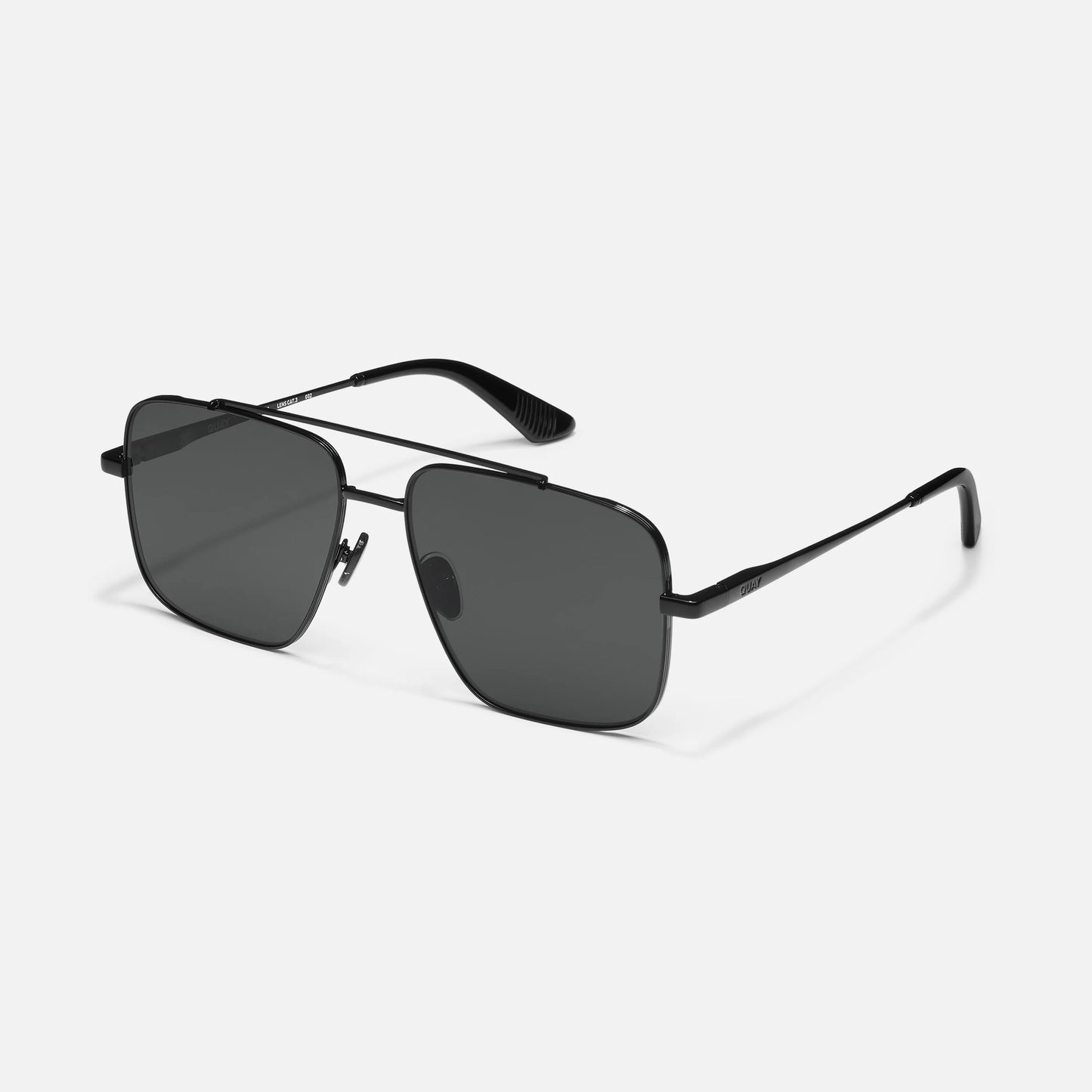 QUAY Level Out Sunglasses - Black/Black Polarized