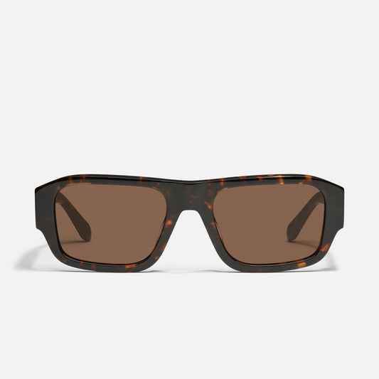 QUAY Night Cap Sunglasses - Dark Tortoise/Brown
