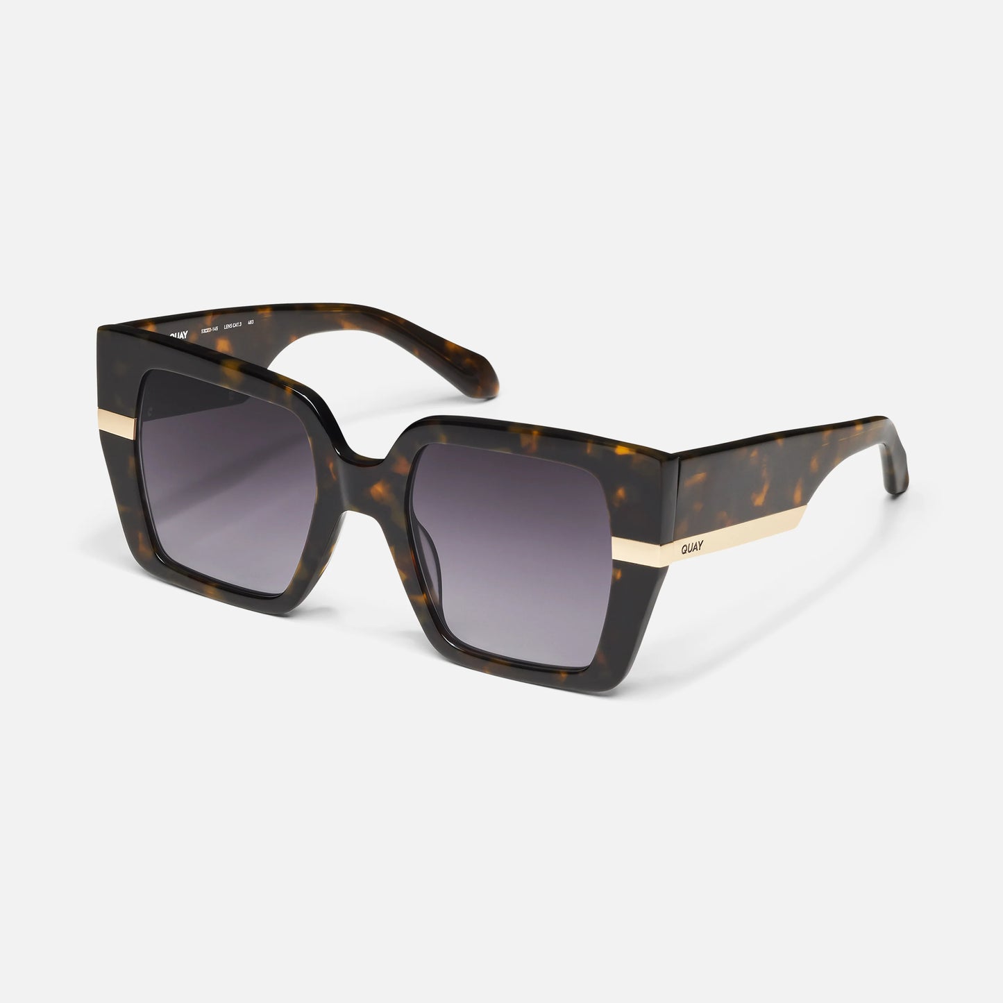 QUAY Notorious Sunglasses - Neutral Tort/Smoke