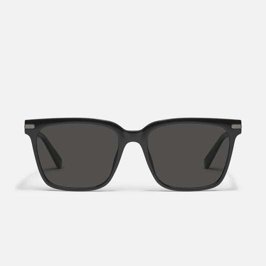 QUAY Recap Sunglasses - Black/Black Polarized