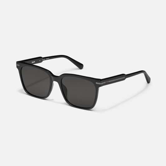 QUAY Recap Sunglasses - Black/Black Polarized