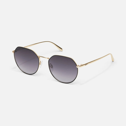 QUAY (The SZA Edit) Rooftop Sunglasses - Black Gold/Smoke