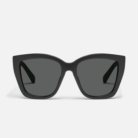 QUAY See Ya Sunglasses - Black/Smoke