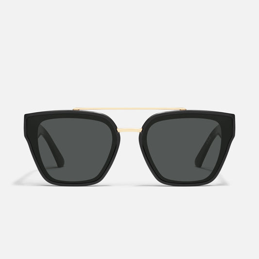QUAY Sweet Talker Sunglasses - Black/Smoke