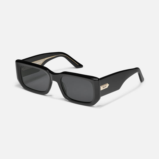QUAY Tell Me More Sunglasses - Black/Smoke