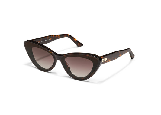 QUAY Tempted Sunglasses - Neutral Tort/Brown (Exclusive Colourway)