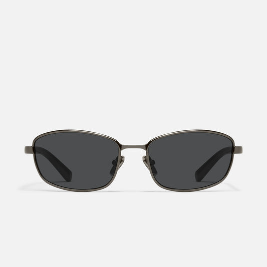 QUAY Text Me Sunglasses - Gunmetal/Smoke