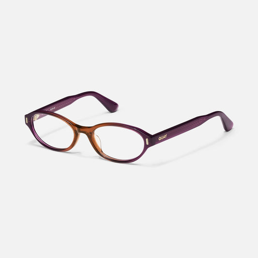 QUAY Thought So Optical Eyeglasses - Brown Plum (Exclusively In-Store)