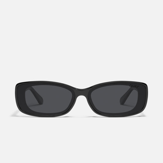 QUAY Vibe Check Sunglasses - Black/Black Polarized