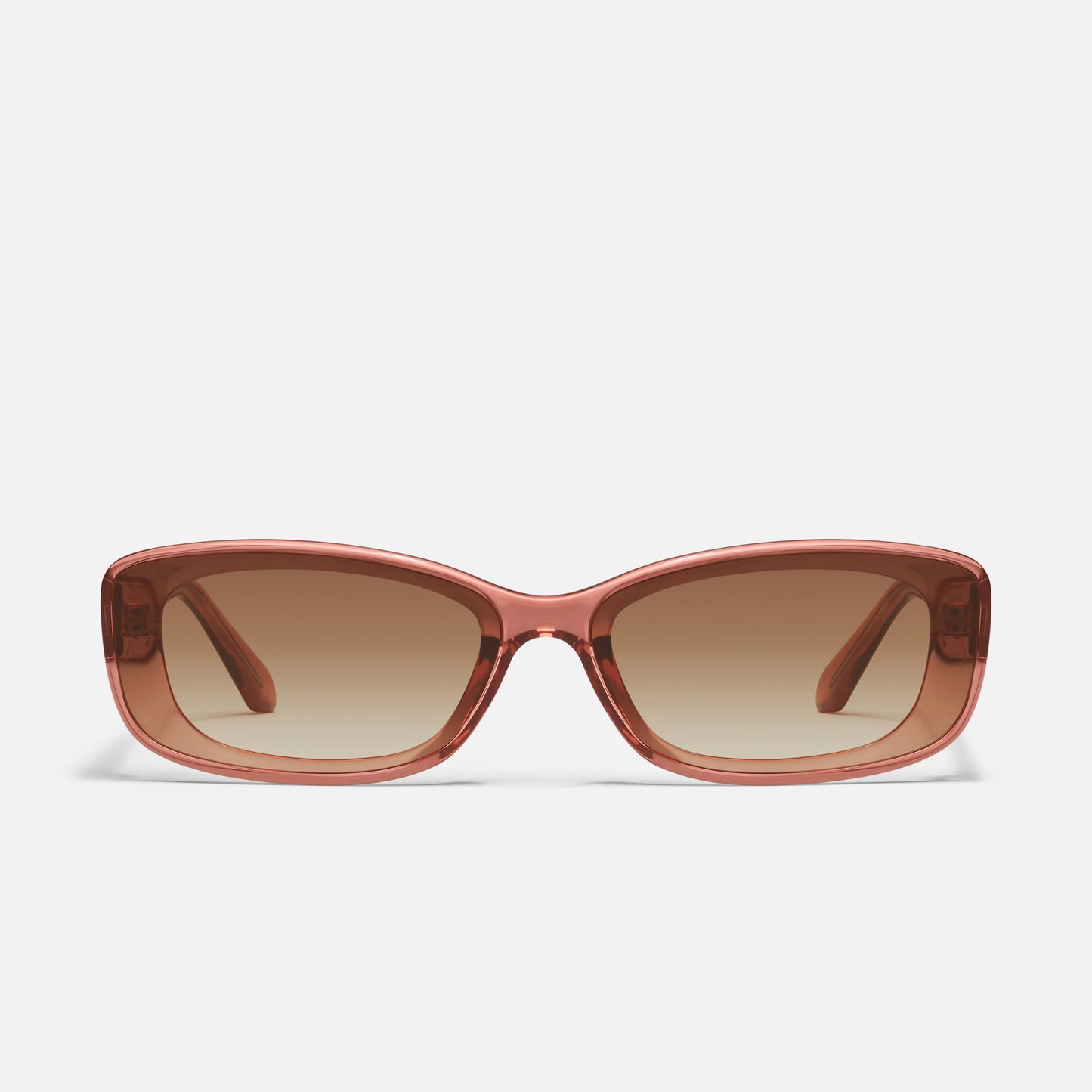 QUAY Vibe Check Sunglasses - Primrose/Sepia