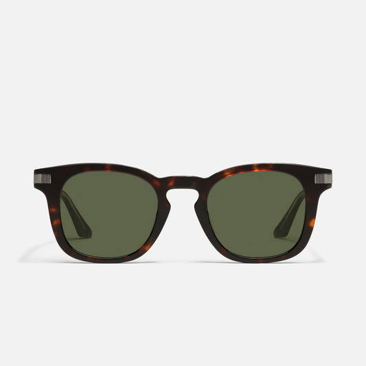 QUAY Weekender Sunglasses - Dark Tortoise/Green