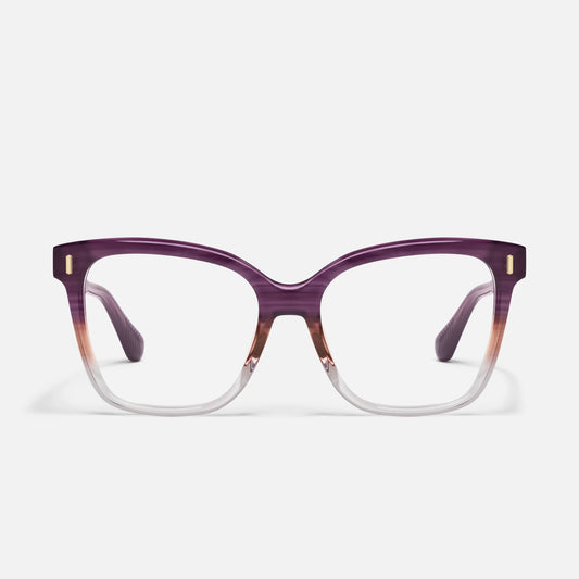 QUAY Well Read Optical Eyeglasses - Plum Gradient (Exclusively In-Store)