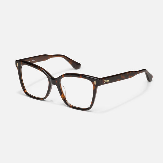 QUAY Well Read Optical Eyeglasses - Coffee Tort (Exclusively In-Store)