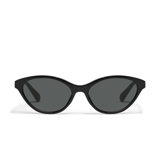 QUAY Talk Nice Sunglasses - Black/Smoke
