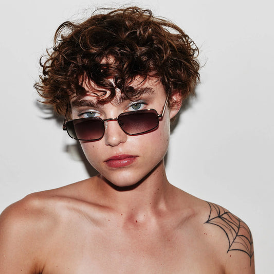 Le Specs Metagalactic | Gold Sunglasses (Le Sustain Collection)