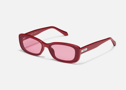 QUAY Vibe Check Sunglasses - Caramel/Rose (Exclusive Colourway)