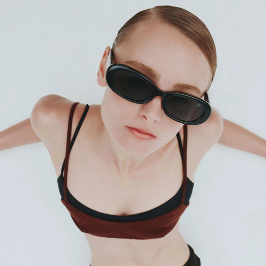 Le Specs Hey Ya! + Global Fit Sunglasses | Black Smoke Mono