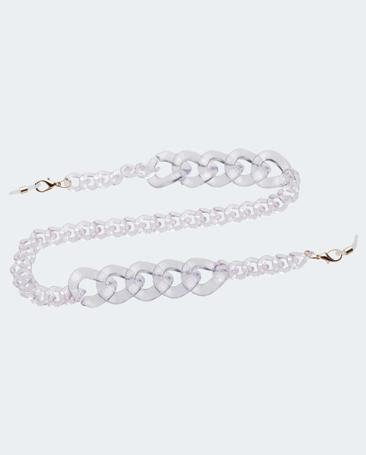 The Book Club Mega Mix Eyewear/Mask Chain - Crystal Blue