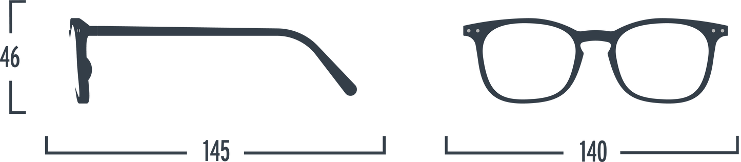 IZIPIZI #E READING Navy Blue