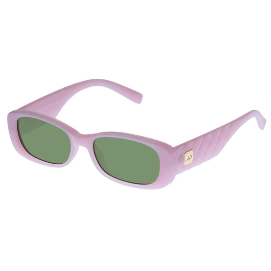 LE SPECS UNREAL QUILTED Baby Doll Pink Sunglasses | PresenceConcept.com