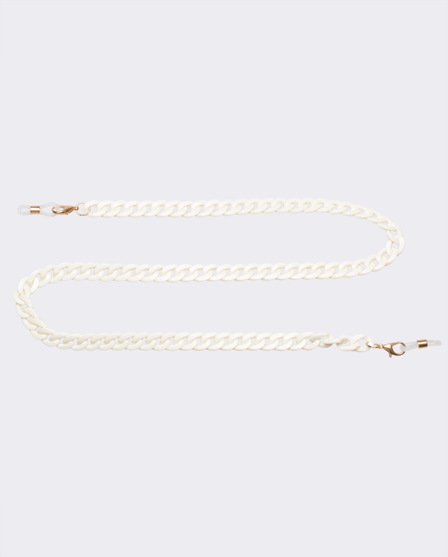 The Book Club Micro Chain for Eyewear/Mask - Solid Bone