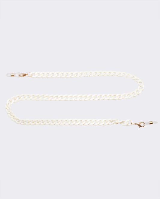 The Book Club Micro Chain for Eyewear/Mask - Solid Bone