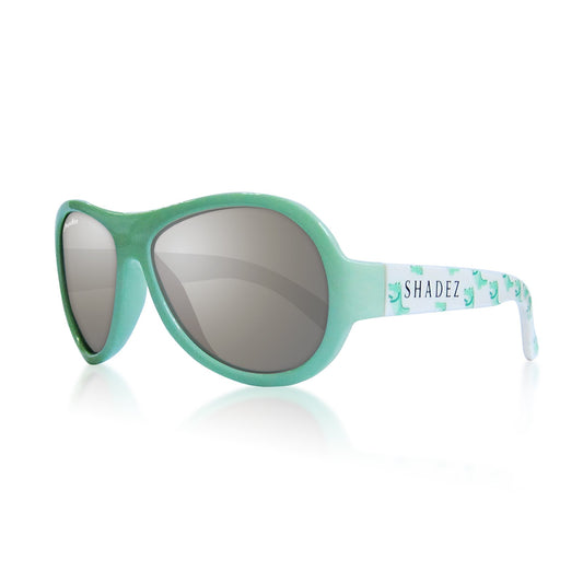 SHADEZ Kids Sunglasses Designers Happy Croc Green