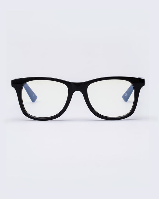 The Book Club 'Grime In Banishment' Blue Light Reading Glasses - Black | PRESENCE Paris