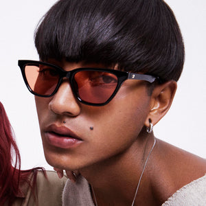 Le Specs Unfaithful | Black Cinnamon Tint