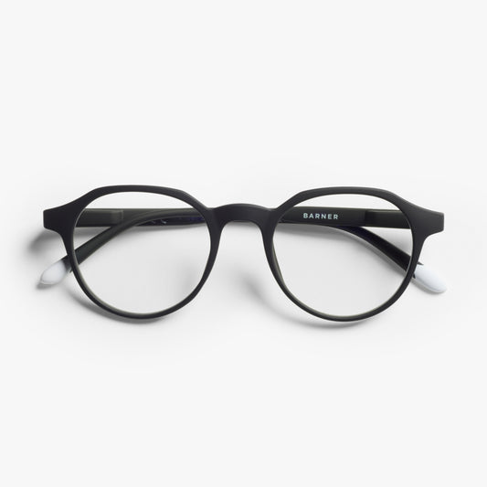 BARNER Chamberi - Matte Black Noir Blue Light Reading Glasses