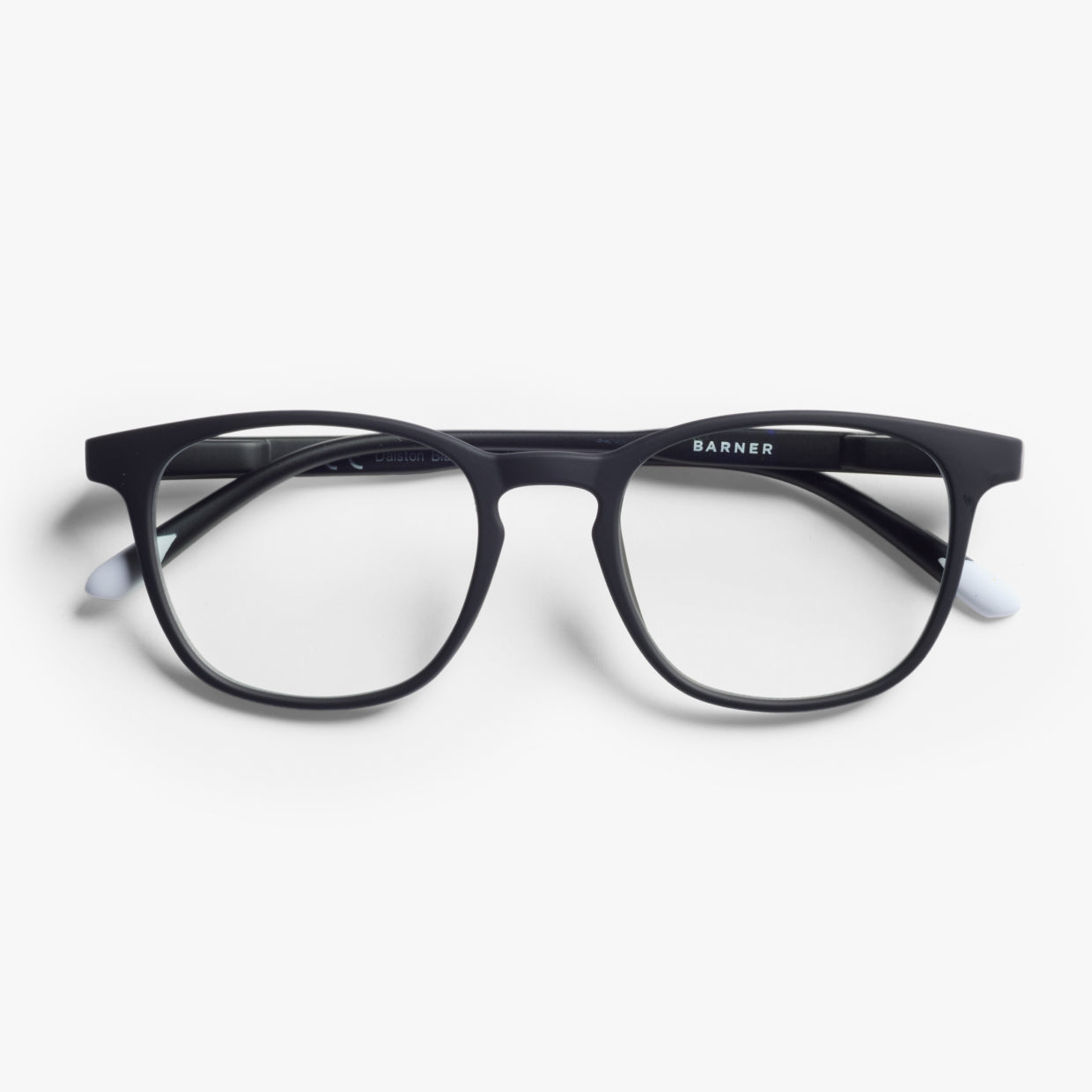 BARNER Dalston - Matte Black Noir Blue Light Reading Glasses