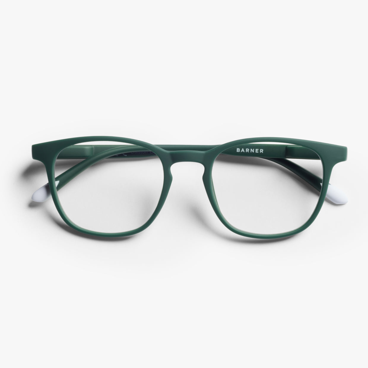 BARNER Dalston - Matte Dark Green Blue Light Reading Glasses