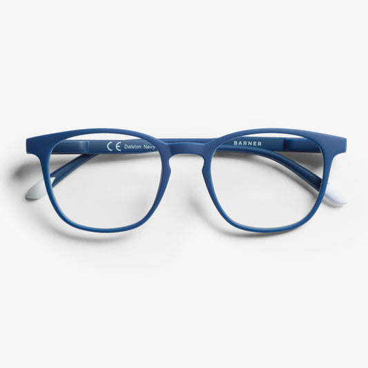 BARNER Dalston - Matte Navy Blue Blue Light Reading Glasses