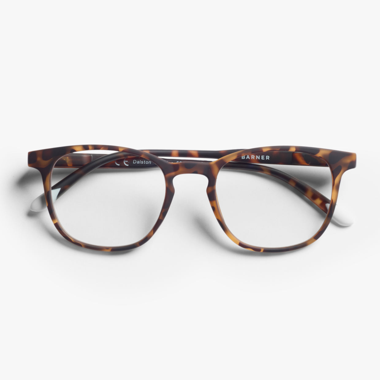 BARNER Dalston - Matte Tortoise Blue Light Reading Glasses