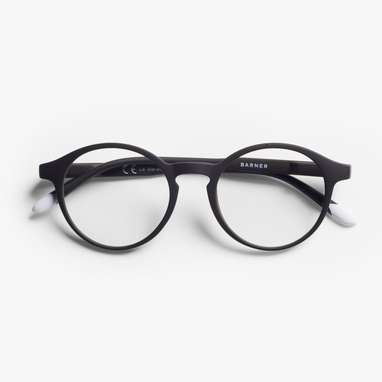 BARNER Le Marais - Matte Black Noir Blue Light Reading Glasses